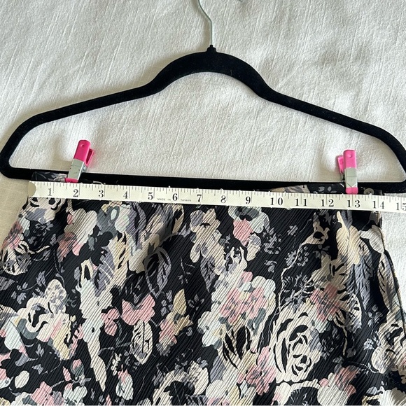 Vtg NWT Charter Club Y2K Silk Floral  Wrap Skirt Womens Sz 10 Office Corpcore - Picture 9 of 14